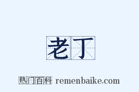 老丁是什么意思的图片